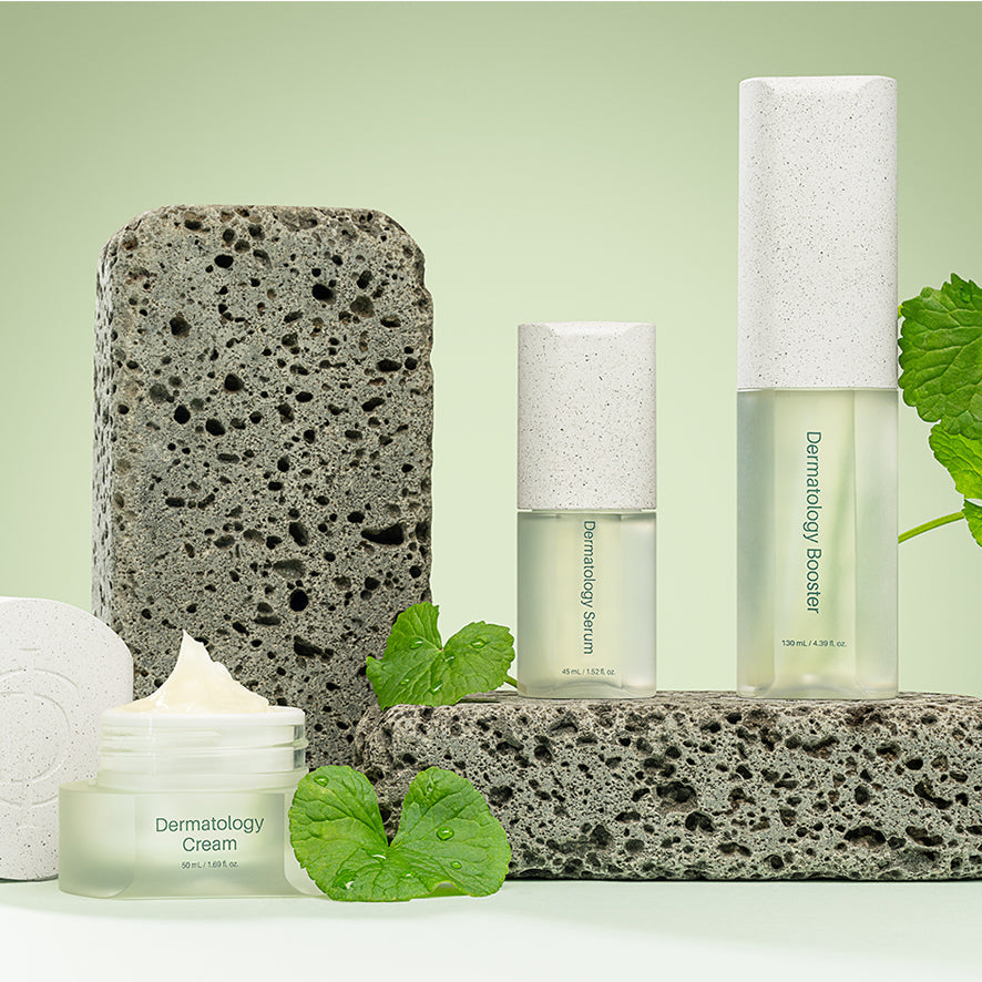 Kit de soins dermatologiques coréens Soin Double Serum, Booster et Crème Incellderm