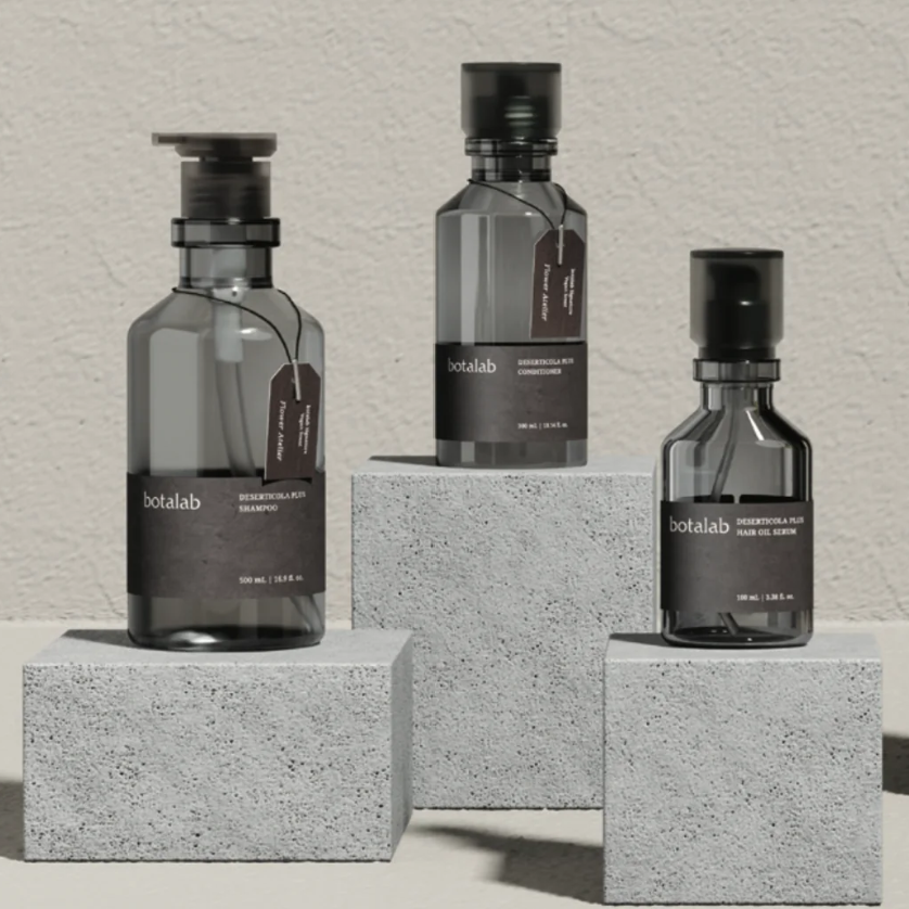 Shampoing, Après-shampoing et Sérum Deserticola Plus®, le kit soin cheveux complet de Botalab